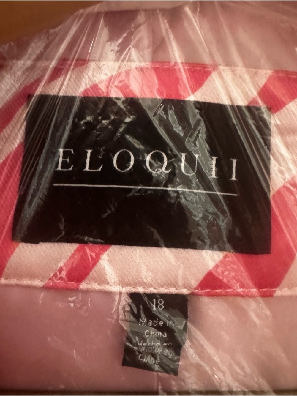 Eloquii Pink Tiger Crush Satin Blazer Pants Suit Set - 18 - EUC - DRY CLEANED - Picture 7 of 9